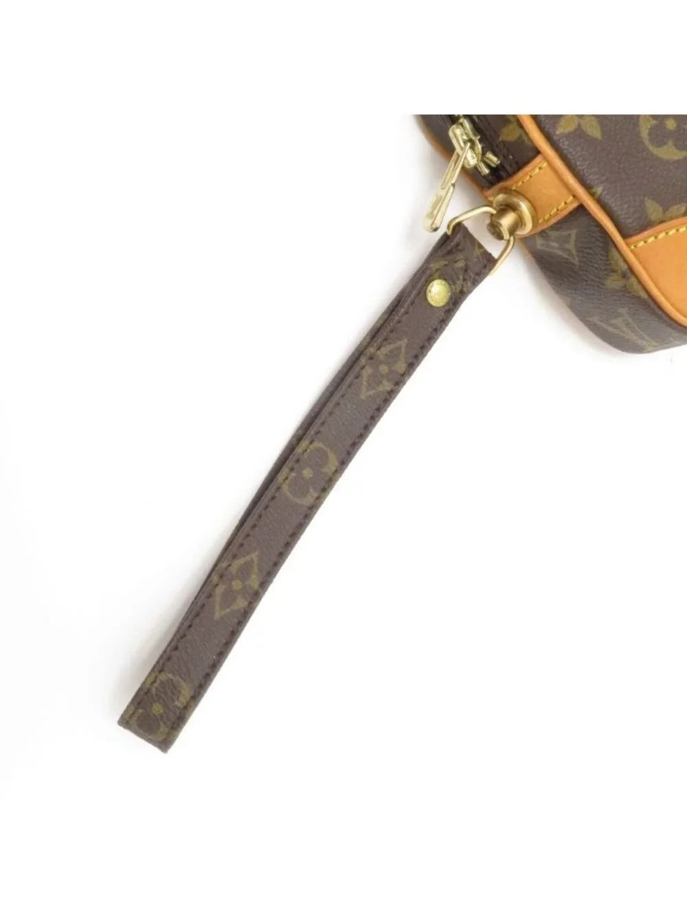 Louis Vuitton Marly Dragonne PM Monogram Handbag Canvas Brown